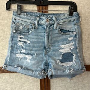 American Eagle Outfitters Next Level Distressed Short Shorts - Size 2